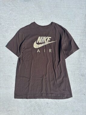 Nike AIR Brown and Cream Tee